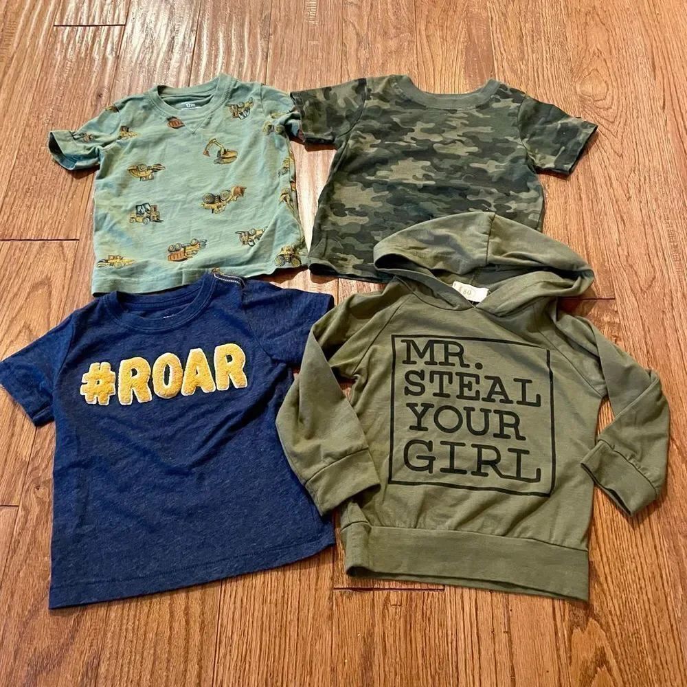 Baby boy 12 month graphic tshirt bundle
